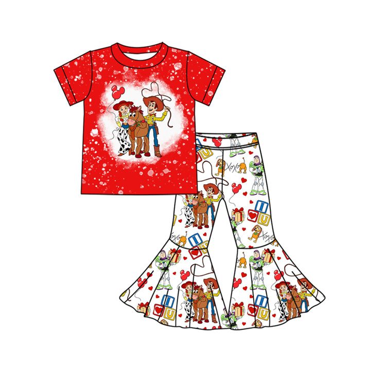 Baby Girls Christmas Toys Shirts Bell Pants Outfits Clothes Sets Preorder