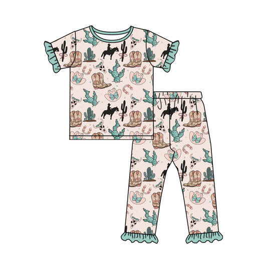 Baby Girls Western Boots Rodeo Shirts Pants Pajamas Preorder