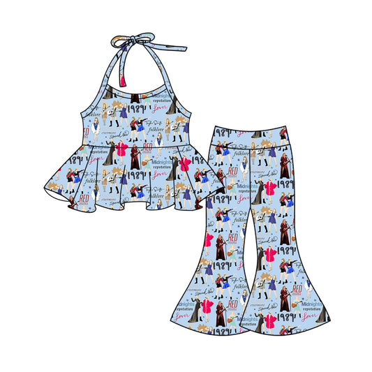 Baby Girls 1989 Singer Halter Tunic Bell Pants Clothes Sets Preorder