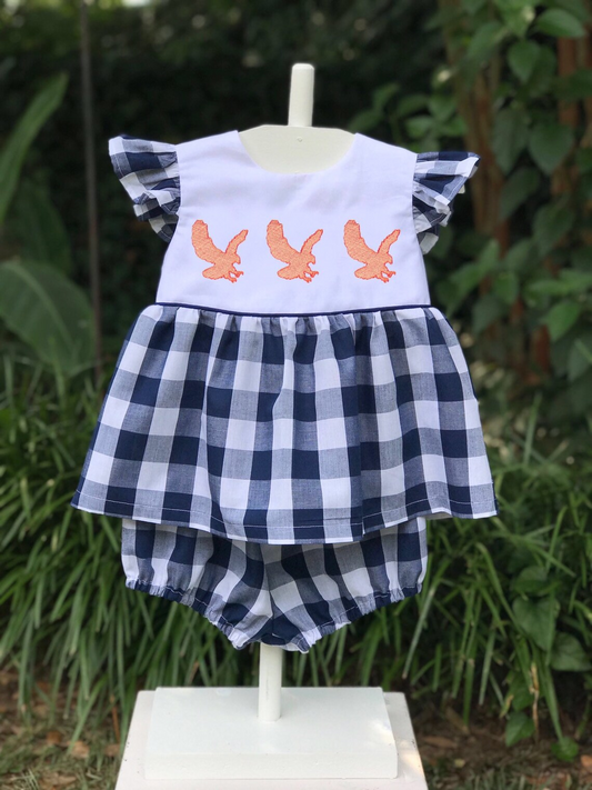 Baby Girls Eagle Tunic Top Shorts Clothes Sets Preorder