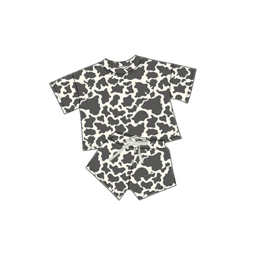 Baby Boys Dark Grey Camouflage Shirt Shorts Outfits Clothes Sets Preorder