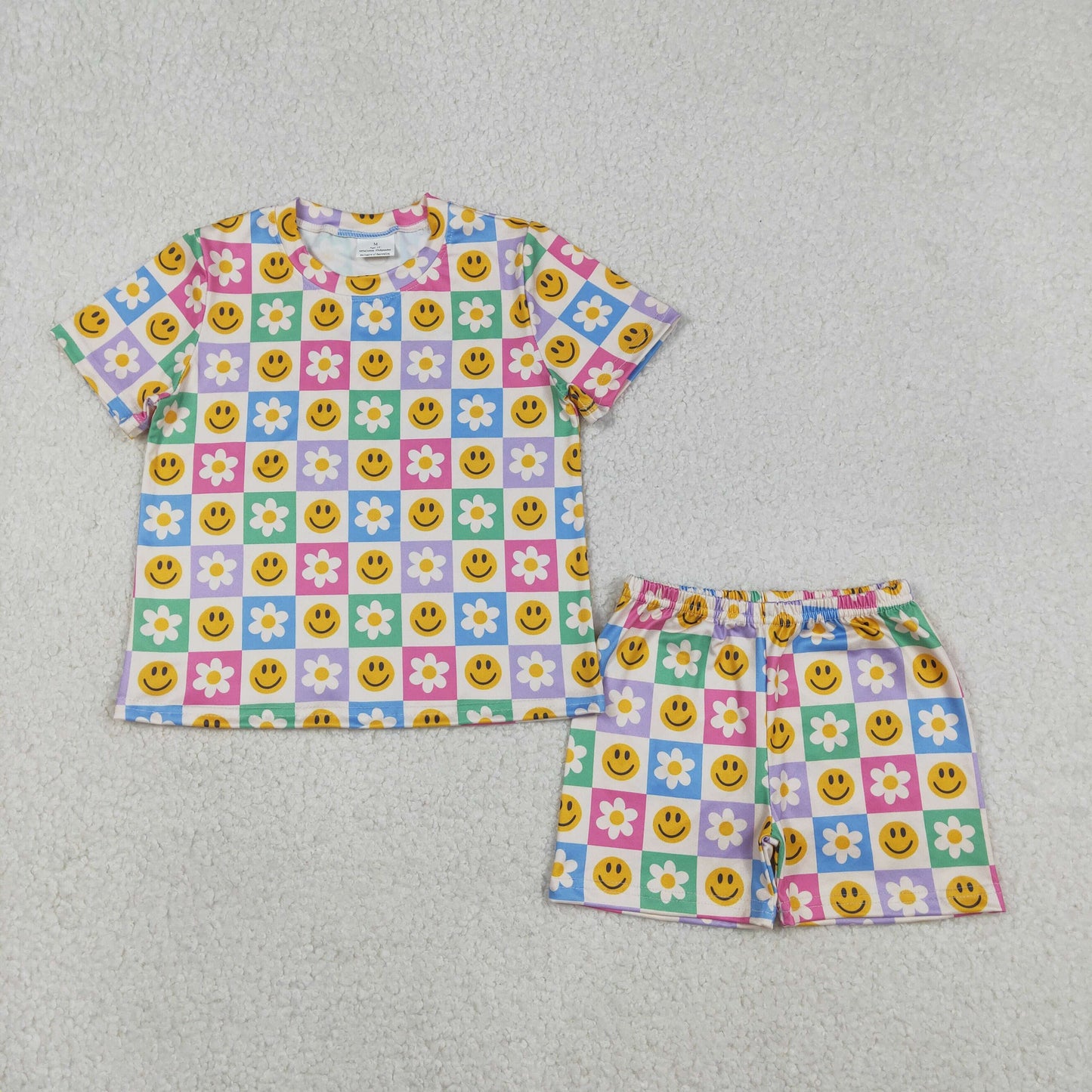 Sibling Baby Girls Short Sleeve Top Shorts Summer Clothes Sets