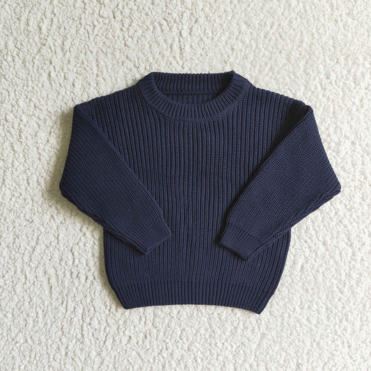 USA Shop Baby Girls Fall navy blue Color Sweaters