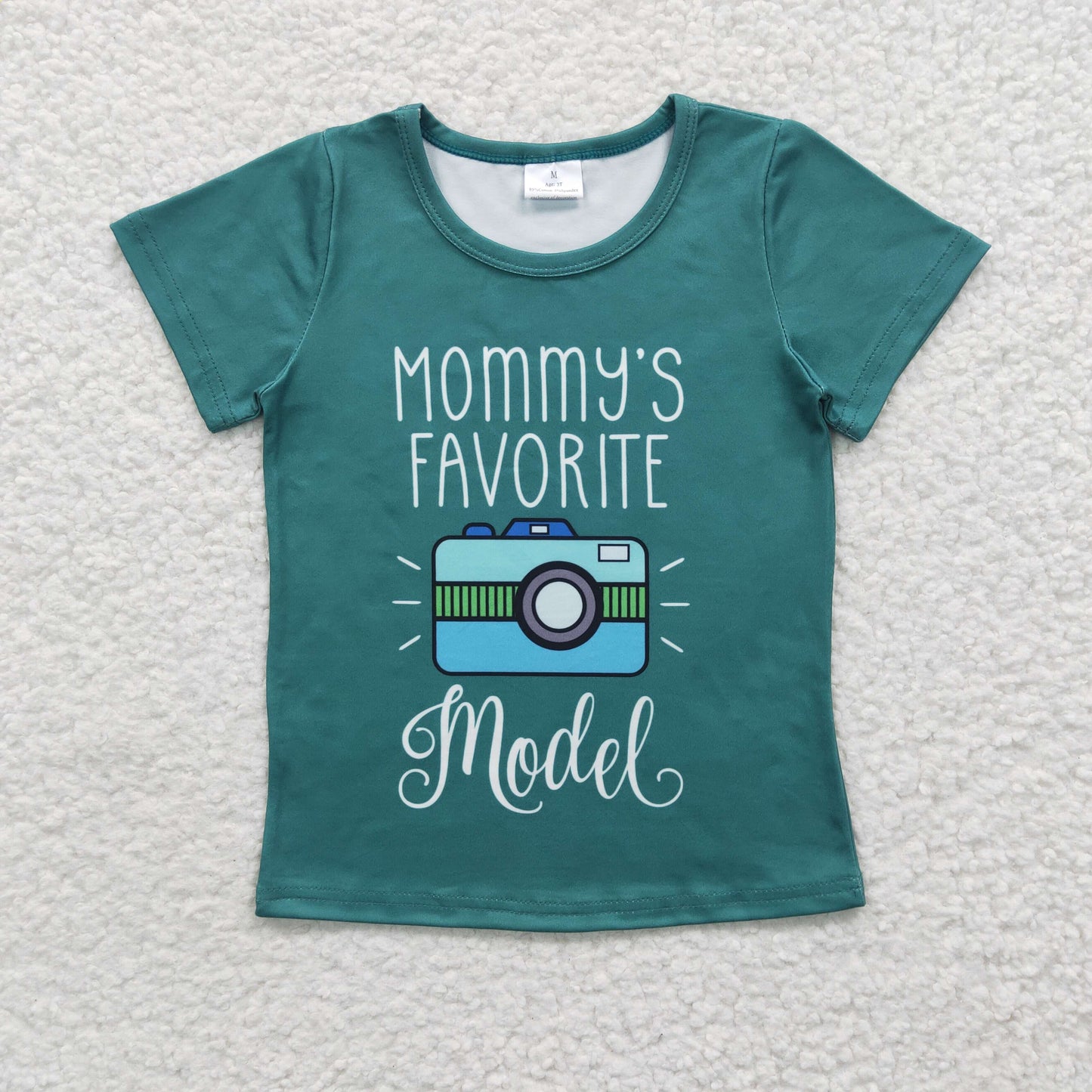 Sibling Mama's Boys Girls Lights Flowers Tee Shirts Top
