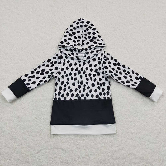 Sibling Boys Baby Girls Western Long Sleeve Hooded Tops Tee Shirts