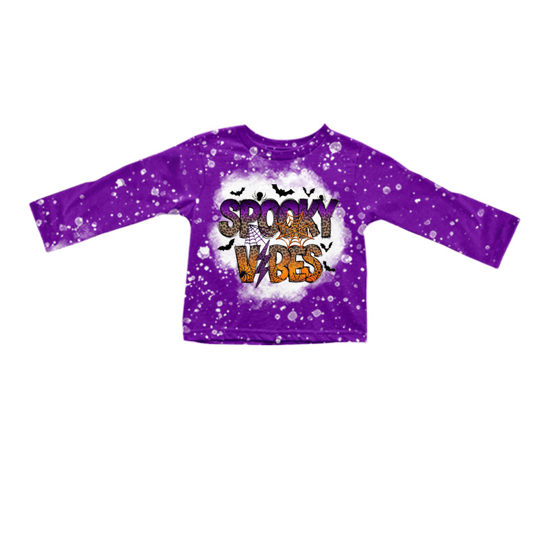 Baby Girls Spooky Vibes Halloween Shirts Tops preorder