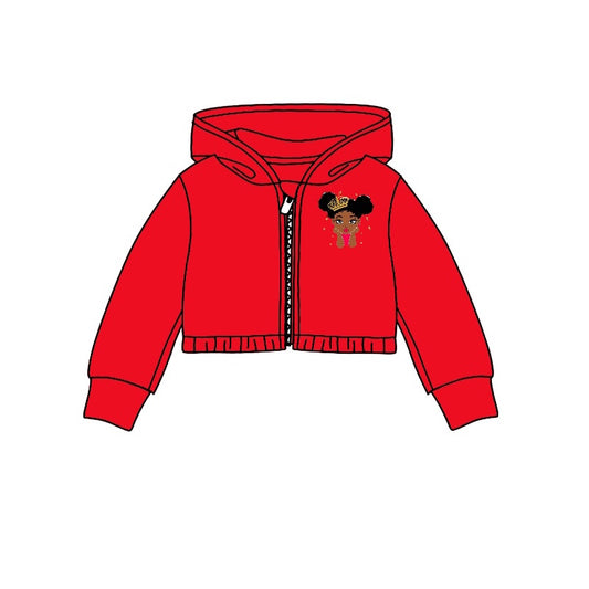 Baby Girls Black History Red Hooded Jackets Tops preorder