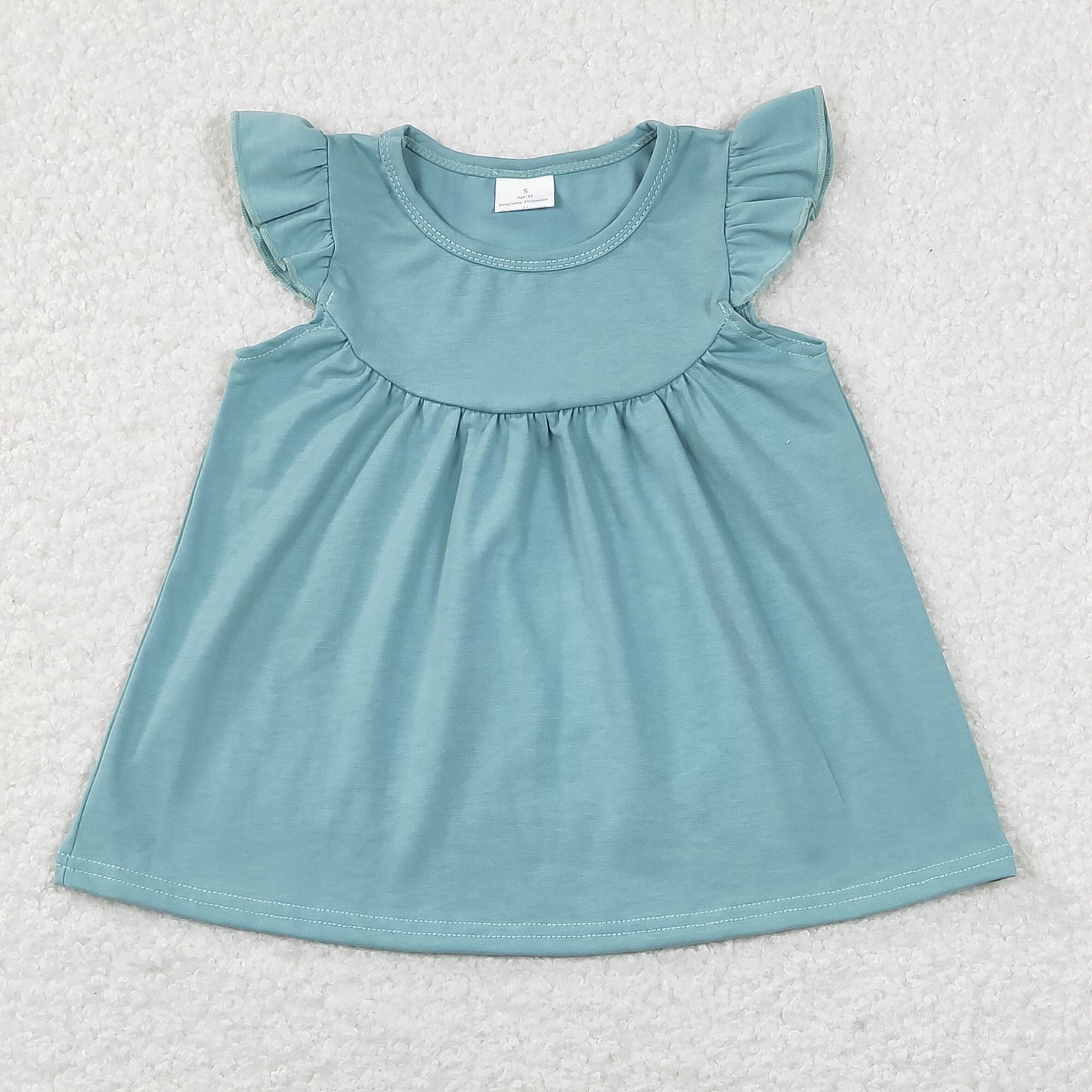 Sibling Baby Girls Flowers Cakes Tee Shirts Top