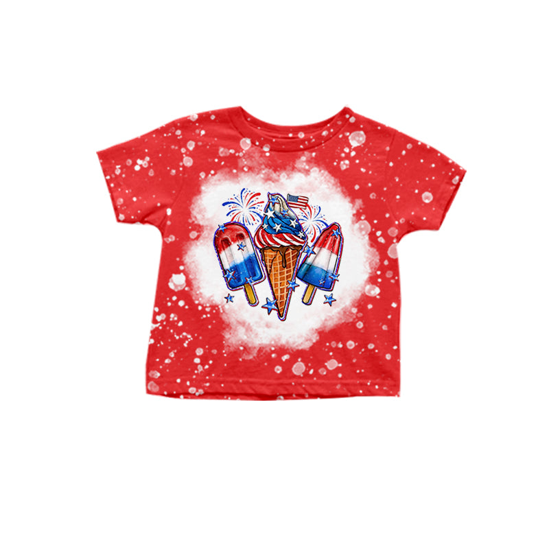 Baby Boys 4th Of July Popstick Short Sleeve Tee Shirts Tops Preorder