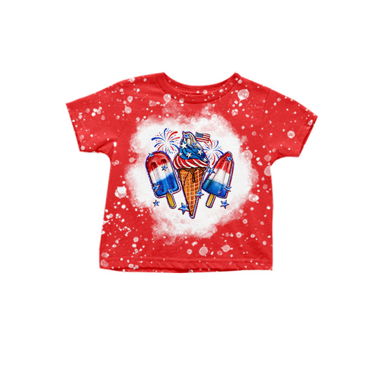 Baby Boys 4th Of July Popstick Short Sleeve Tee Shirts Tops Preorder