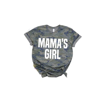 Baby Girls Mama's Girl Camo Summer Shorts Bottoms Preorder