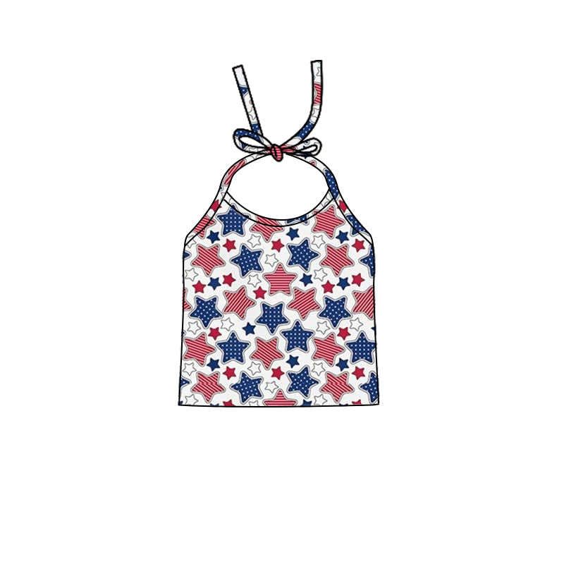 Baby Girls Stars 4th Of July Halter Top Preorder