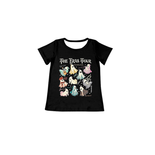Baby Girls Ghost 1989 Halloween Short Sleeve Tee Shirts Tops Preorder