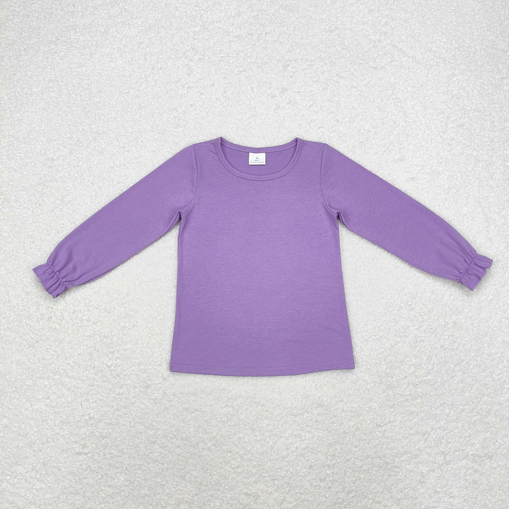 Baby Girls Purple Long Sleeve Tee Shirts Tops