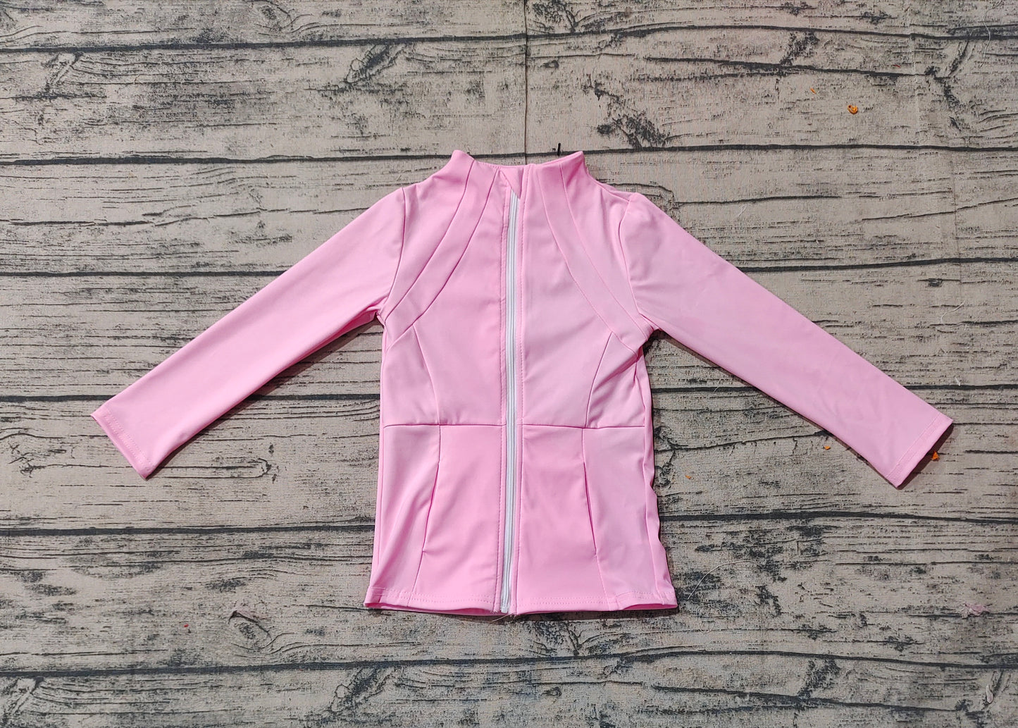 Baby Girls Light Pink Zip Pocket Yoga Active Wear Jackets