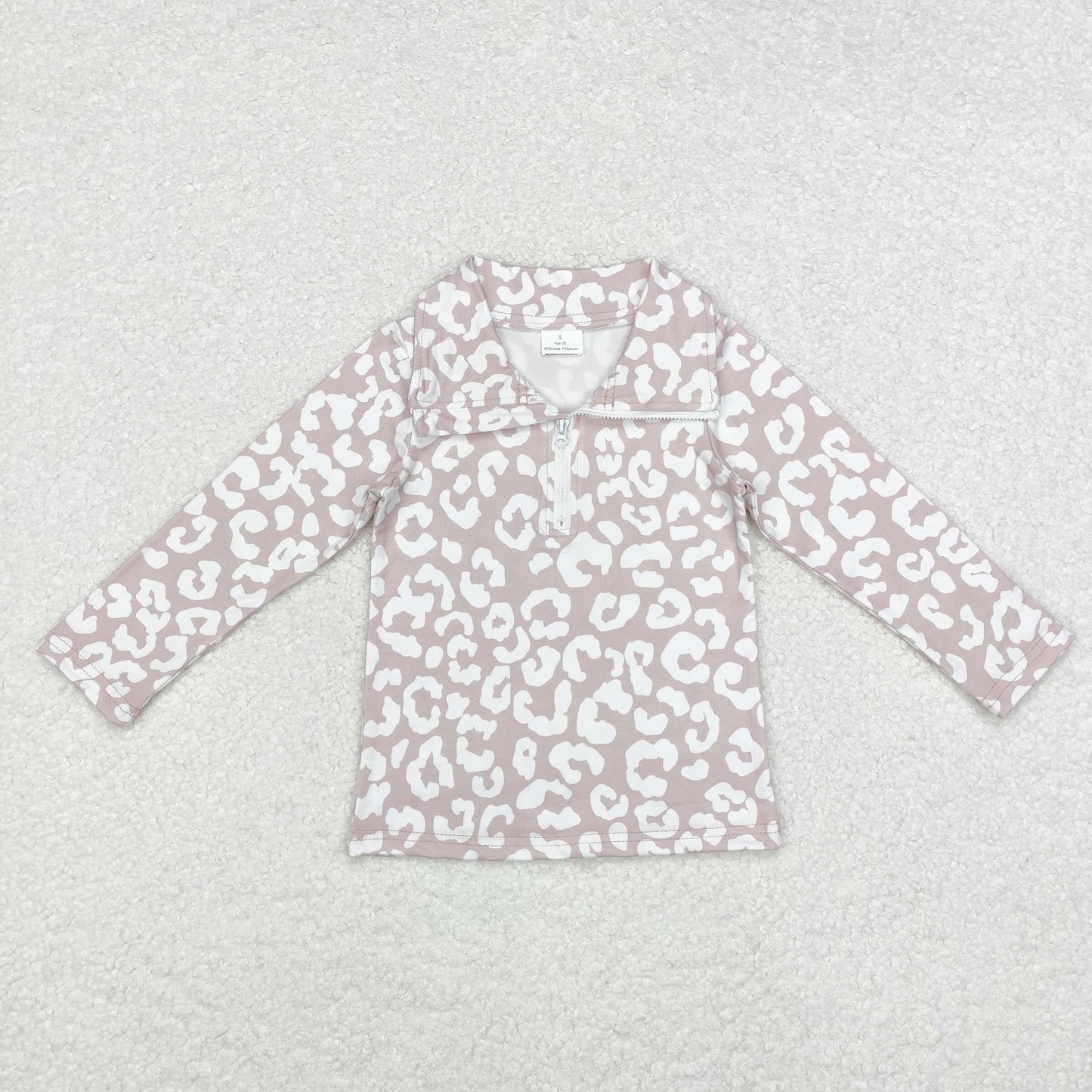 Sibling Baby Girls Boutique Flowers Checked Long Sleeves Half Zipper Pullovers Tops