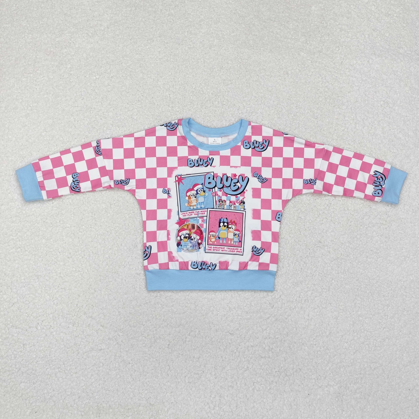 Sibling Baby Girls Christmas Frogs Dogs Shirt Top Velvet Bell Bottom Pant Clothes Sets