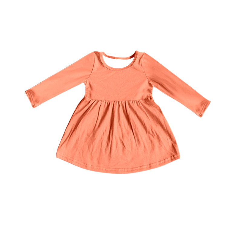 Baby Girls Coral Long Sleeve Tunic Tops Preorder