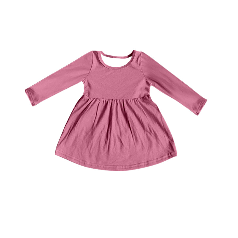 Baby Girls Wine Long Sleeve Tunic Tops Preorder