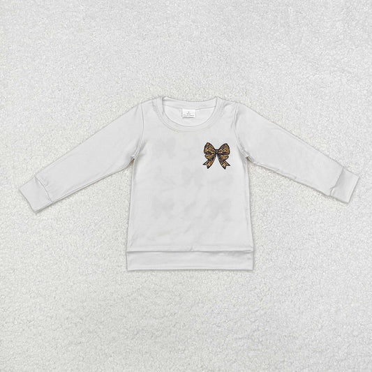 Baby Girls Bows Ducks Hunting Long Sleeve Tops