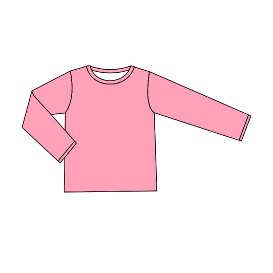 Baby Girls Pink Long Sleeve Tee Shirts Tops Preorder