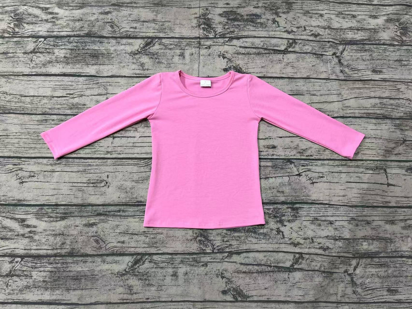 Baby Girls Pink Long Sleeve Tee Shirts Tops Preorder