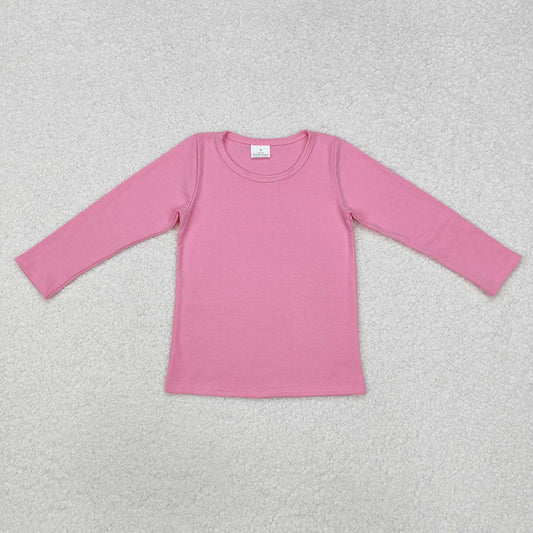 Baby Girls Pink Long Sleeve Tee Shirts Tops