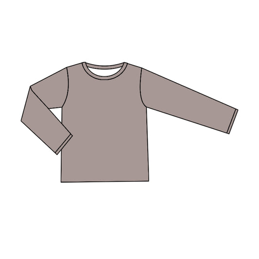 Baby Girls Grey Long Sleeve Tee Shirts Tops Preorder