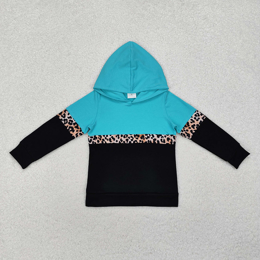 Sibling Boys Baby Girls Western Long Sleeve Hooded Tops Tee Shirts