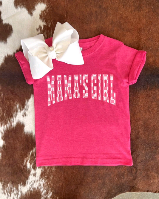Baby Girls Mama's Girl Pink Tee Shirts Tops preorder