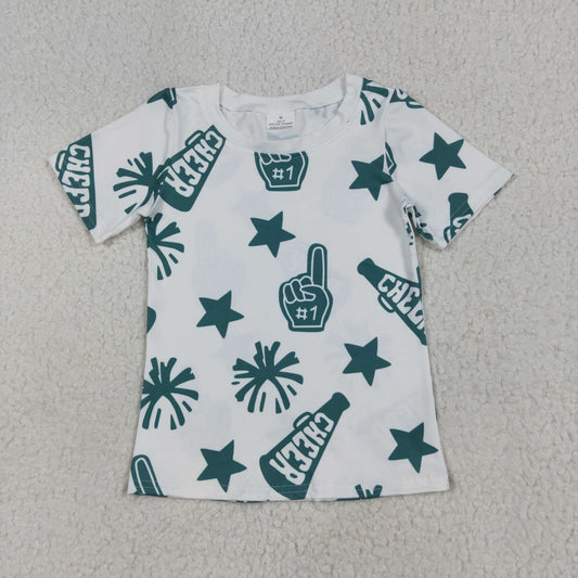 Sibling Baby Girls Cheer Team Tee Shirts Top
