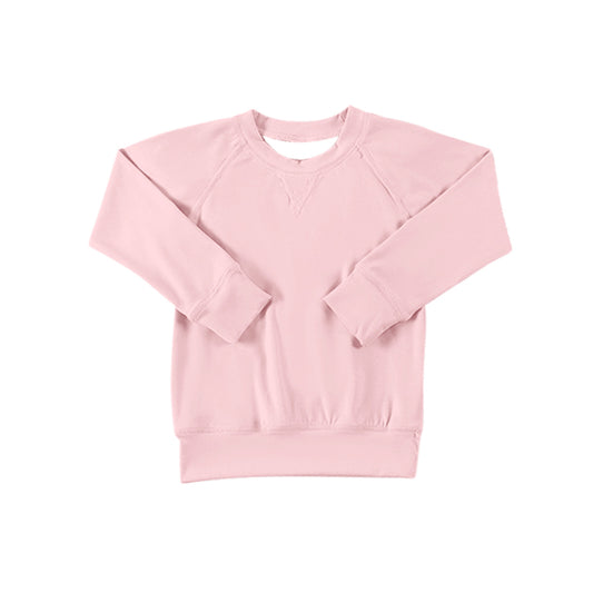 Baby Girls Pink Long Sleeves Yoga Shirts Top Preorder