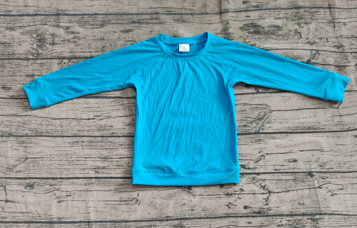 Baby Girls Hot Blue Long Sleeves Yoga Shirts Tops