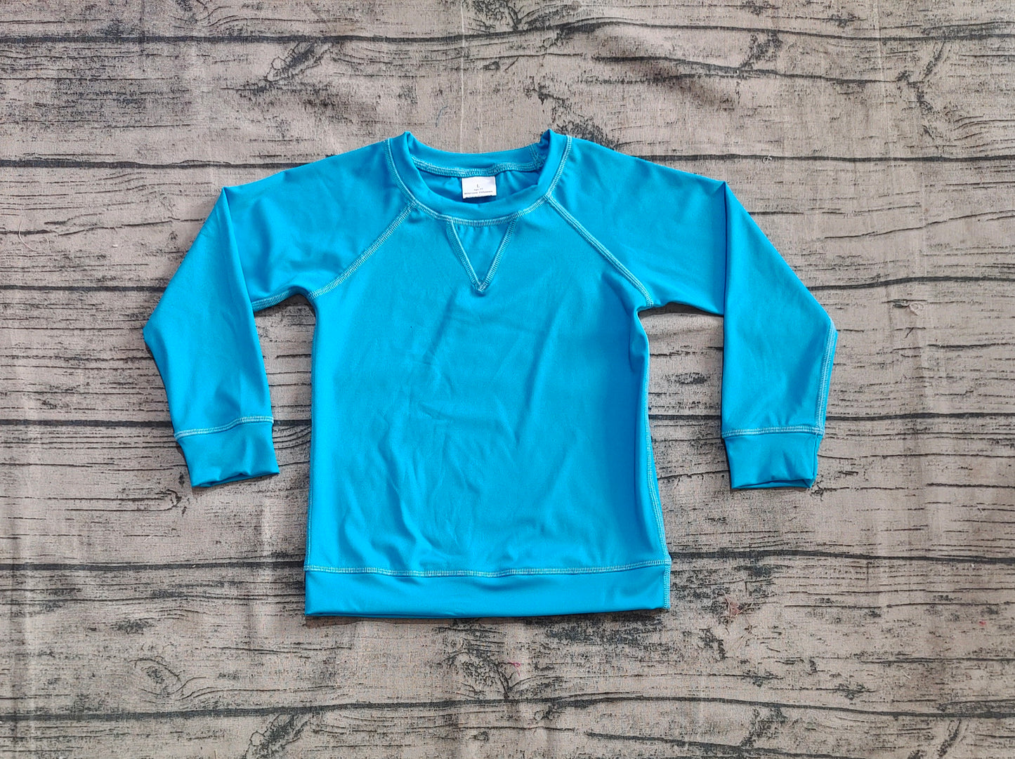 Baby Girls Hot Blue Long Sleeves Yoga Shirts Tops