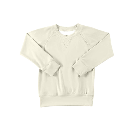 Baby Girls White Long Sleeves Yoga Shirts Top Preorder