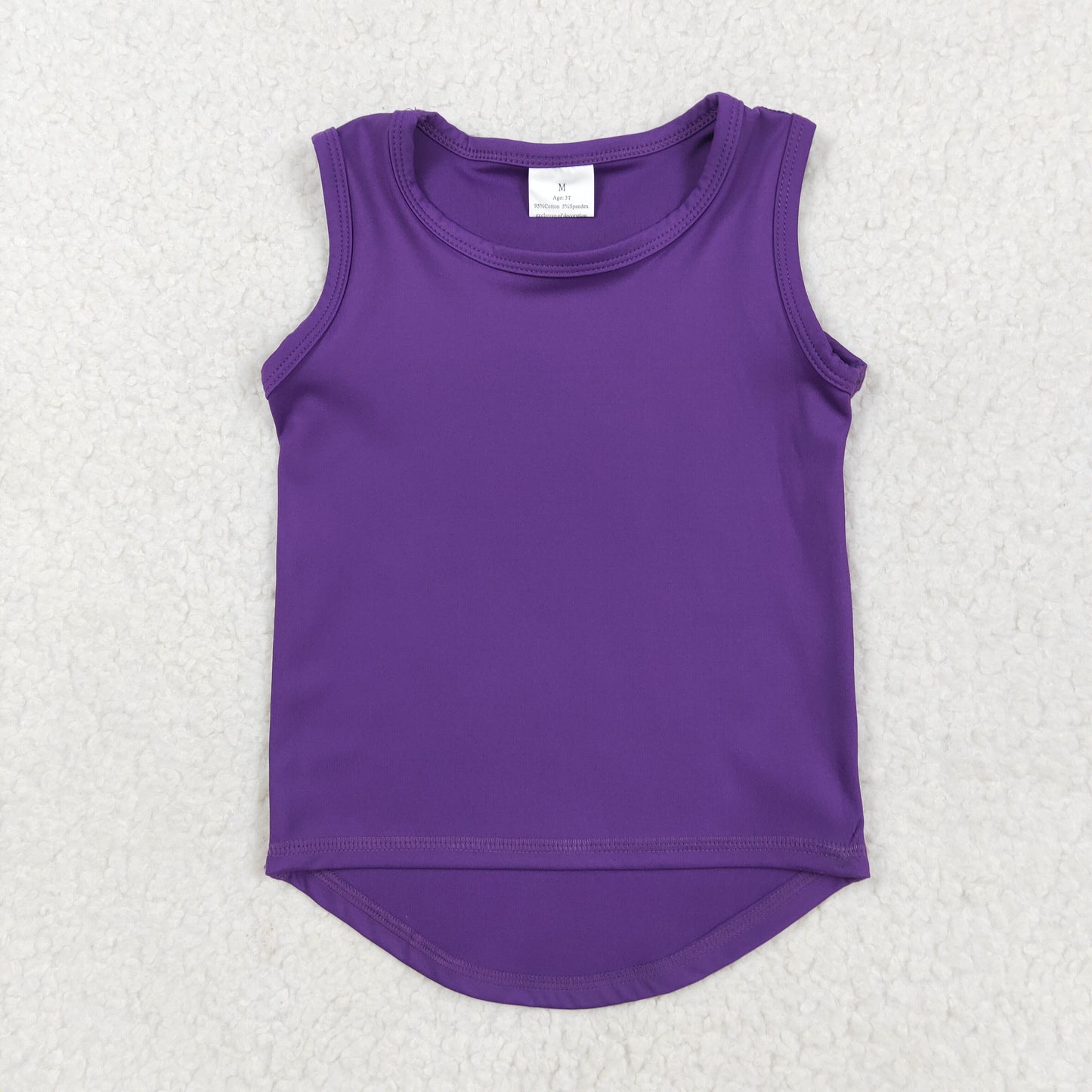 Sibling Baby Girls Sleeveless Colorful Yoga Vests Top