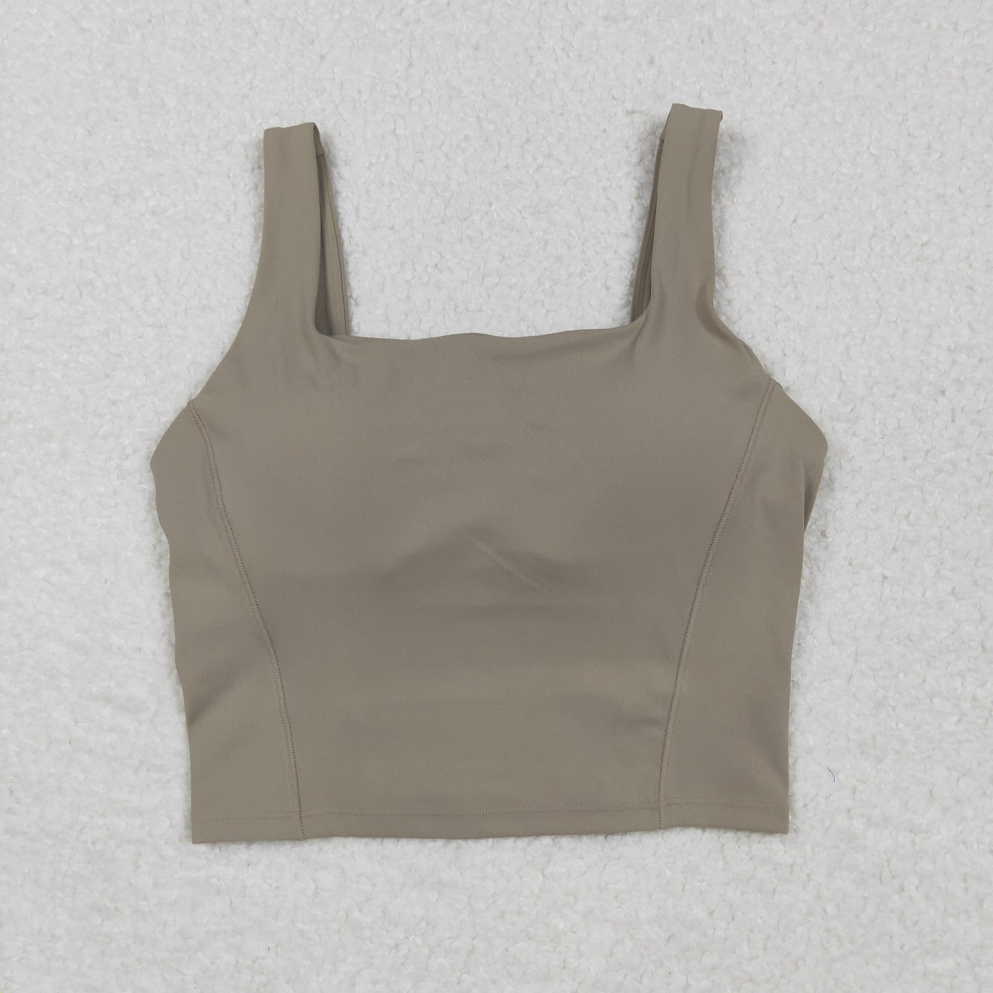 USA Adult Women Olive Strap Yoga Active Vests Top