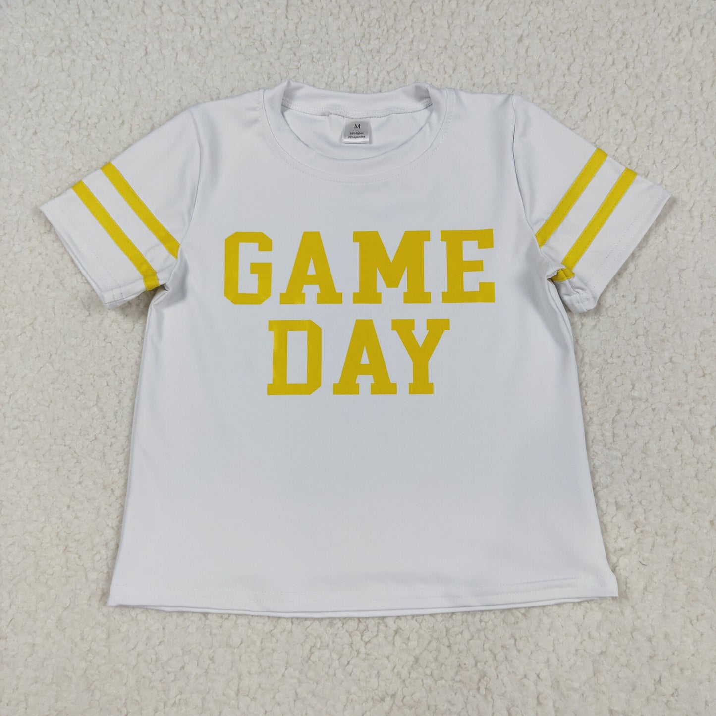 Sibling Baby Girls Game Day Yoga Active Team Tee Shirts Tops