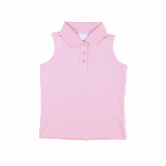 Baby Girls Sleeveless Button Pink Yoga Vests Top Preorder