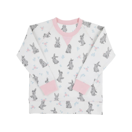 Baby Girls Long Sleeve Rabbits Flowers Easter Tee Shirts Top Preorder