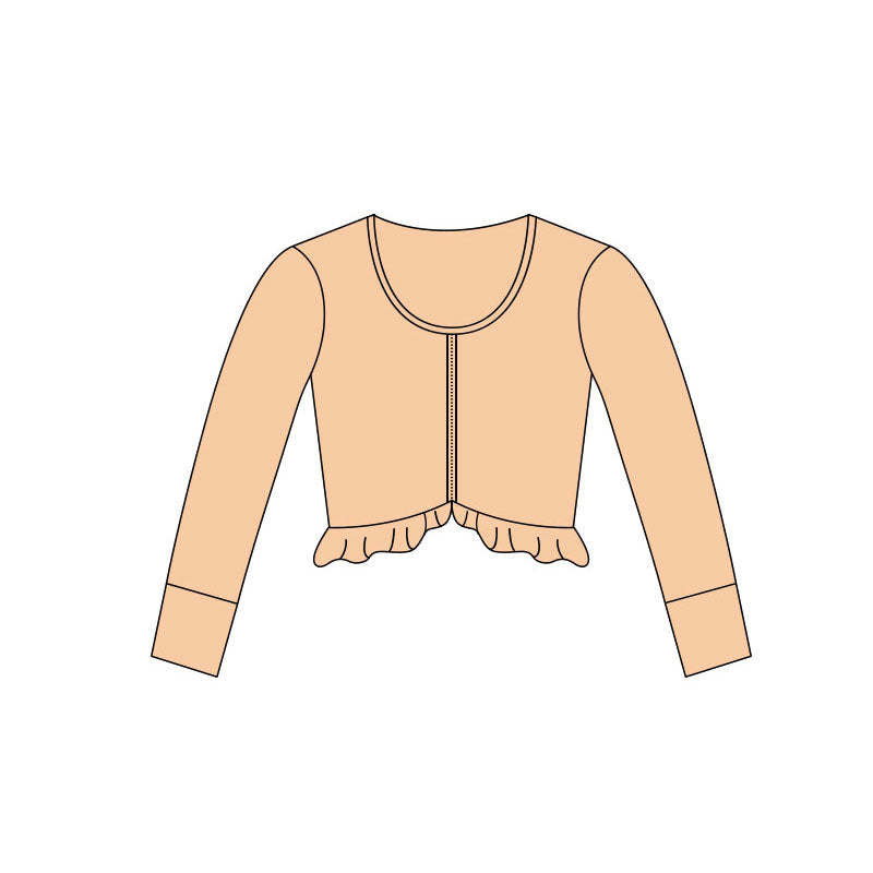 Baby Girls Yellow Long Sleeve Yoga Zipper Jackets Top Preorder