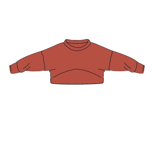 Baby Girls Brown Long Sleeve T-shirt Top Preorder