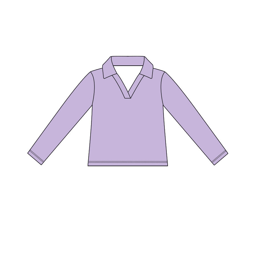 Baby Girls Purple Long Sleeve Yoga Active T-shirts Top Preorder