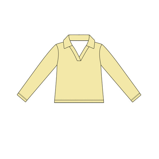 Baby Girls Yellow Long Sleeve Yoga Active T-shirts Top Preorder