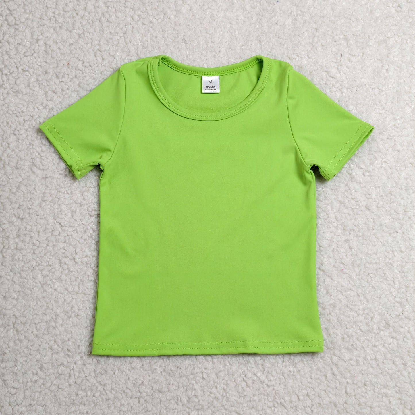 Sibling Baby Girls Short Sleeve Colorful Yoga Active T-shirts Tops