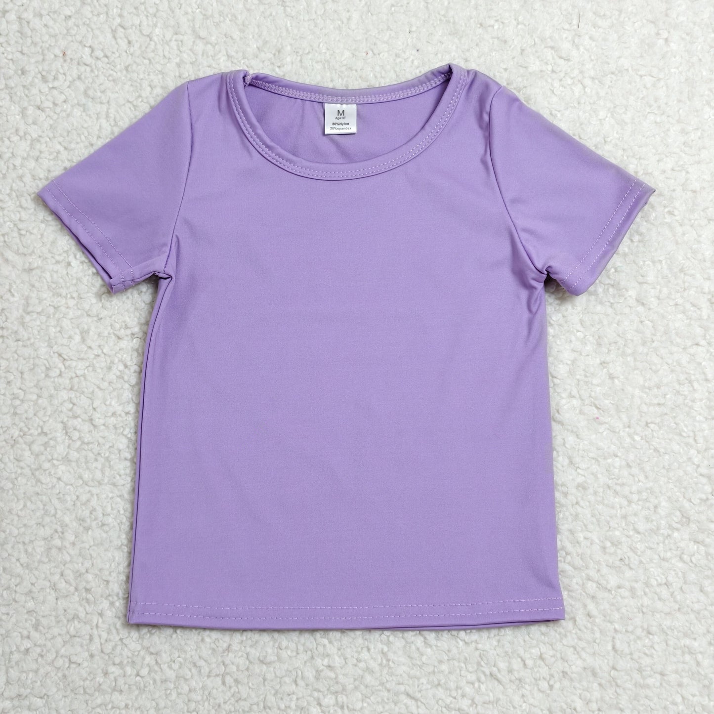Sibling Baby Girls Short Sleeve Colorful Yoga Active T-shirts Tops