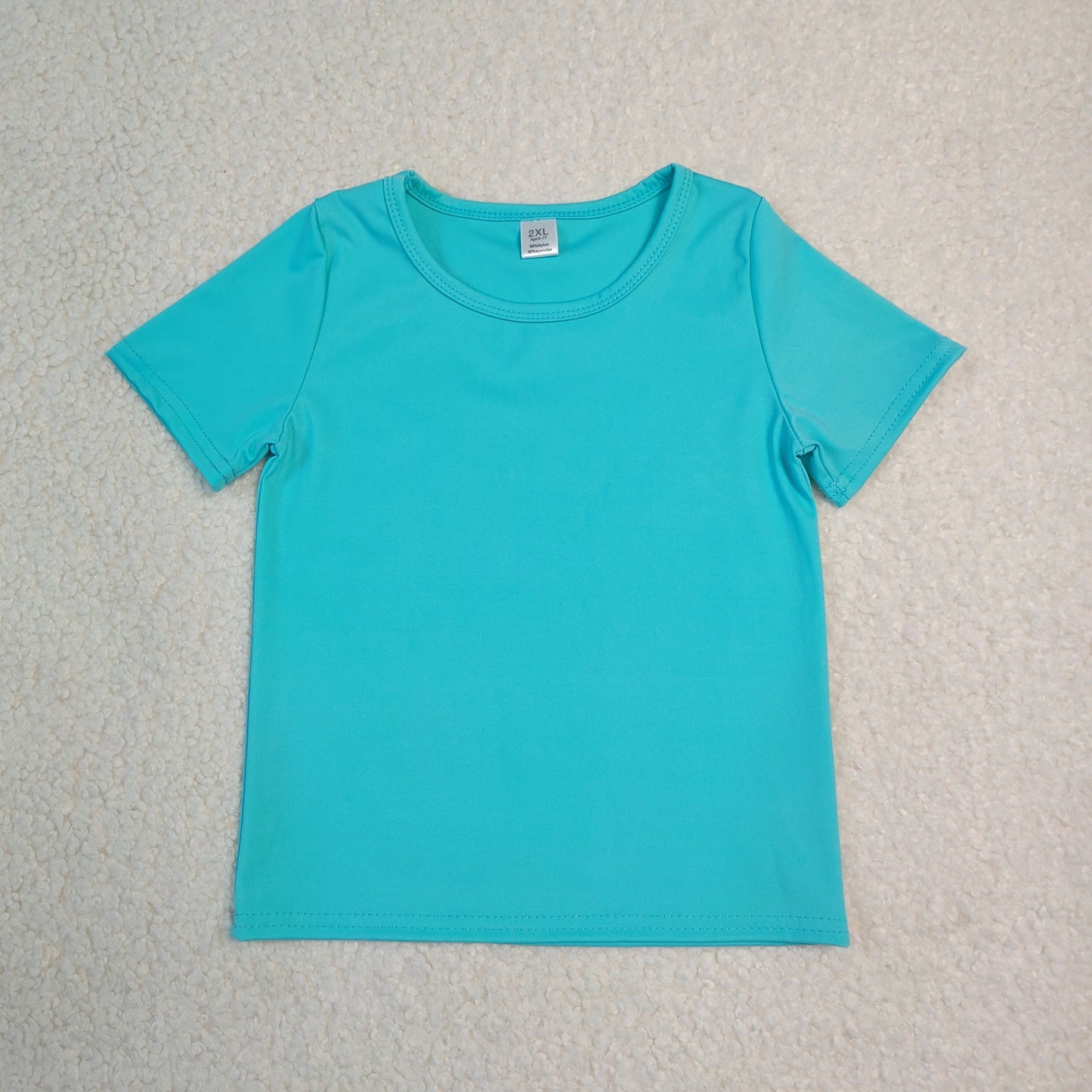 Sibling Baby Girls Short Sleeve Colorful Yoga Active T-shirts Tops