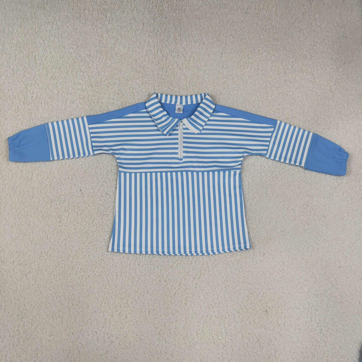 Sibling Baby Girls Long Sleeve Stripe Zip Pullovers Top Shorts Yoga Active Clothes Sets
