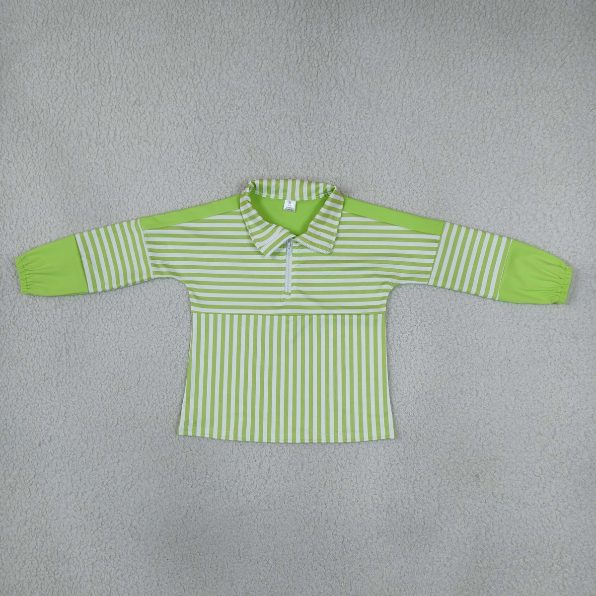 Sibling Baby Girls Long Sleeve Stripe Zip Pullovers Top Shorts Yoga Active Clothes Sets