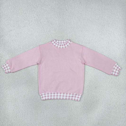 Baby Girls Pink Long Sleeve Sweater Fall T-shirts Top